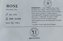 Charger l'image dans la galerie, petit Savon Carré Moulé au Lait d'Ânesse Senteur Rose

