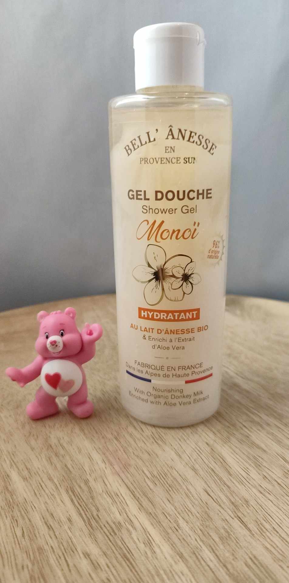 Gel douche au lait d'ânesse et Monoï