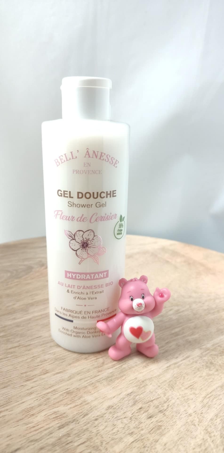 Gel douche au lait d’ânesse et Fleur de cerisier