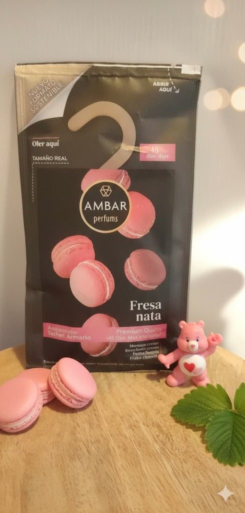 sachet  armoire fraise chantilly